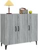 Sideboard, Kommode Grau Sonoma 90x34x80 cm Holzwerkstoff j1678p Bild 4