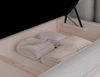 Boxspringbett Tonila Calmora Mikrofaser Grau mit Bettkasten | Topper Bild 2
