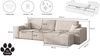 Kaiser Möbel Ecksofa mit schlaffunktion und bettkasten, Eckcouch BEST XL stoff Poso, Mit Bettfunktion und Bettzeugfach Bild 2