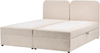 Boxspringbett mit Stauraum CHANCELLOR Stoff Hellbeige 180 x 200 cm Bild 5
