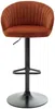 Vente-unique - DORALIZ Barhocker Samt Rot - B 52 cm x H 105 cm87 cm x L 54 cm Bild 3