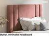 MEBLINI Kinderbett mit Bettkasten CARDI 90x200 Rechts – H3/Rosa Samt Gepolstert Einzelbett mit Matratze - Polsterbett mit Stauraum - Bett mit Kopfteil – Stauraumbett Bild 3