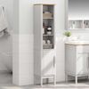 vidaXL Bad hoher Schrank FLORO Weiß 35 x 30 x 160 cm Massivholz Kiefer 42011240 Bild 4