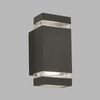 LED Wandleuchte, Aluminium, Schwarz, H 23,5 cm Bild 2