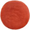 Icon Milano Hocker, Orange, Flauschiger Cord Stoff, Sitzsack Cord, Sitzpuff Hocker mit Füllung, Fußhocker für das Wohnzimmer, Deko Wohnzimmer Bild 3