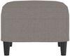 vidaXL Fußhocker Taupe 60 x 50 x 41 cm Stoff [349286] Bild 4