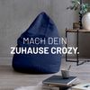 Lumaland 'Luxury XL Plus' Sitzsack, Dunkelblau, Polyester, 120 l Bild 3