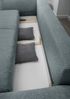 Schlafsofa >Phedra< Armlehnfunktion, 9758 Corto mint, Mikrofaser - 242x90x131cm (BxHxT) Bild 5