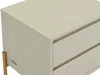 Vente-unique - KORASA Bedside table Holz, Platte Beige - B 40 cm x H 50 cm x L 50 cm Bild 5