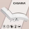 Casaria Relaxliege London Massage Kunstleder Weiß Bild 5