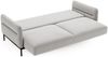 Selsey 'Solianero' 3-Sitzer-Sofa mit Schlaffunktion, hellgrau, 223 cm ca. 95 x 223 x 96 cm Bild 4