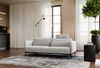 Selsey 'Solianero' 3-Sitzer-Sofa mit Schlaffunktion, hellgrau, 223 cm ca. 95 x 223 x 96 cm Bild 2