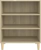 vidaXL Sideboard Sonoma-Eiche 57 x 35 x 70 cm Spanplatte [806052] Bild 4