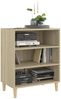 vidaXL Sideboard Sonoma-Eiche 57 x 35 x 70 cm Spanplatte [806052] Bild 3