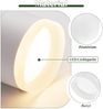 ZMH LED Aufbaustrahler rund Deckenstrahler weiß 5W Flächenstrahler klein Acryl Bild 5