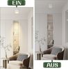 ZMH LED Aufbaustrahler rund Deckenstrahler weiß 5W Flächenstrahler klein Acryl Bild 4