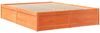 vidaXL Bett mit Matratze Wachsbraun 140x200 cm Massivholz Kiefer 3281936 Bild 5