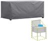 Schutzhüllen Set: 1x Hülle für Tisch max. 220cm + 1x Hülle für 4-6 Stapelsessel Bild 2