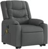 vidaXL Elektrischer Massagesessel mit Aufstehhilfe Dunkelgrau Stoff 3206583 Bild 4