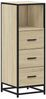 vidaXL Badschrank Sonoma-Eiche 35x37,5x100 cm Holzwerkstoff 849250 Bild 2