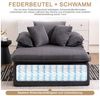 ANYSUN Relaxsessel Cord-Schlafsofa,Loungesessel,Gästebetten,Loungesofa (Bequemes Einzelsitz-Bodensofa, mit 2 Kissen,Lesesessel bequem), Perfekt für Wohnzimmer, Schlafzimmer, Jugendzimmer, Gästezimmer Bild 4