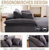 ANYSUN Relaxsessel Cord-Schlafsofa,Loungesessel,Gästebetten,Loungesofa (Bequemes Einzelsitz-Bodensofa, mit 2 Kissen,Lesesessel bequem), Perfekt für Wohnzimmer, Schlafzimmer, Jugendzimmer, Gästezimmer Bild 3