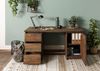 Schreibtisch Mango 150x75x78 braun geölt PURE MANGO #210 Bild 4