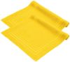 Komfortec Badematte Badvorleger aus 100% Baumwolle, Waschbar Duschmatte, Frottee, Rechteckig, 600 g/m², 2er Set, Saugfähig & Schnelltrocknend Bild 2