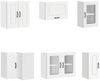 vidaXL 11-tlg. Küchenschrank-Set Kalmar Weiß Holzwerkstoff 3314881 Bild 5