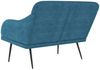 vidaXL Sitzbank Blau 110x76x80 cm Samt 351453 Bild 5