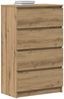 Sideboard, Kommode Artisan-Eiche 60x35x98,5 cm Holzwerkstoff j1052p Bild 4