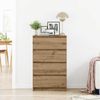 Sideboard, Kommode Artisan-Eiche 60x35x98,5 cm Holzwerkstoff j1052p Bild 3