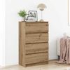 Sideboard, Kommode Artisan-Eiche 60x35x98,5 cm Holzwerkstoff j1052p Bild 2