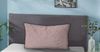 biberna Melange-Flanell Kissenbezug 0840500 MELANGE UNI, brombeer, 1x 40x80 cm Bild 2