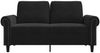 vidaXL 2-Sitzer-Sofa Schwarz 120 cm Samt 359524 Bild 4
