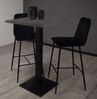 Tresentisch Elene 70x70x106 schwarz matt/graphit 14649 Bild 2