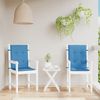 vidaXL Niedriglehner-Auflagen 2 Stk. Melange Blau 100x50x4 cm Stoff 4002457 Bild 3