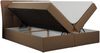 Boxspringbett Polsterbett mit Multipocket-Matratze und Topper - DIEGOS - 140x200cm - Braun Kunstleder - H3 Bild 4