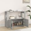 Sideboard, Kommode Betongrau 80x30x60 cm Holzwerkstoff j1320p Bild 3