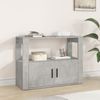 Sideboard, Kommode Betongrau 80x30x60 cm Holzwerkstoff j1320p Bild 2