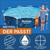 Steel Pro™ Frame Pool ohne Pumpe Ø 305 x 66 cm, tropisches Blatt-Design, rund Bild 4