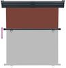 vidaXL Balkon-Seitenmarkise 165x250 cm Braun 48435 Bild 5