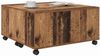 vidaXL Couchtisch mit Schubladen Altholz 75 x 75 x 38 cm Holzwerkstoff 875480 Bild 3