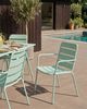 Gartenstuhl 6er Set TERENZO Metall Mintgrün Bild 3