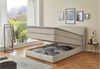 Boxspringbett Kawai / BX2380 Kurt, Stoff, Beige, 148 x 106 x 216 cm Bild 3