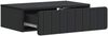vidaXL Wandmontierter Beistelltisch Schwarz 59 x 34,5 x 17 cm 898316 Bild 3