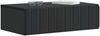 vidaXL Wandmontierter Beistelltisch Schwarz 59 x 34,5 x 17 cm 898316 Bild 2