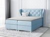 Boxspringbett Bakarat, Blau, 120x200 cm Bild 2