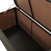 vidaXL Gartenbox Poly Rattan 100x50x50 cm Braun 46472 Bild 5