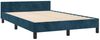 Einzelbettgestell Design für Erwachsene ohne Matratze Dunkelblau 120x190 cm Samt d4370e Bild 5
